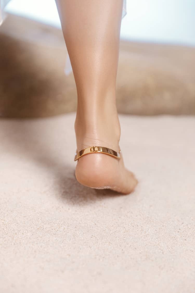 Gold Ankle Bracelet - Image 4