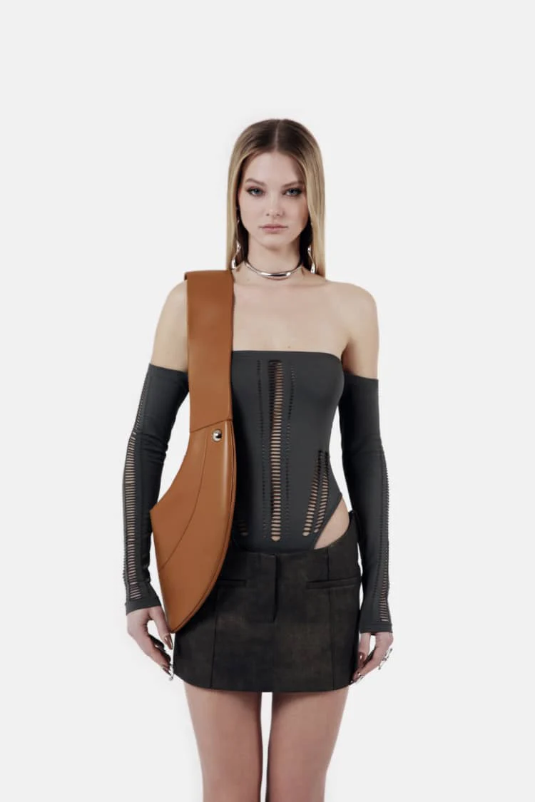 BE.U bag | brown crossbody bag - Image 7