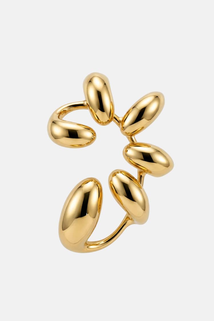 Bold Multi Ear Cuff in Gold