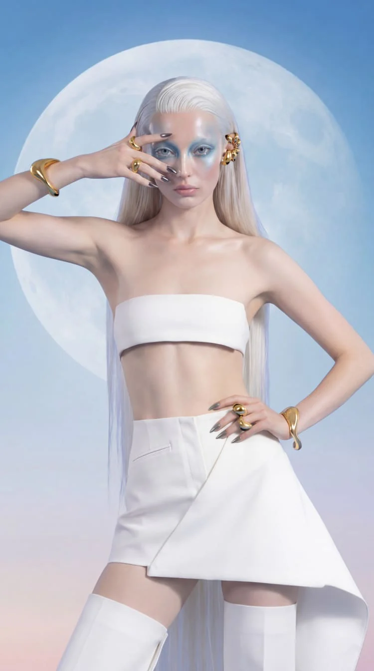 Bold Multi Ear Cuff in Gold - Image 6