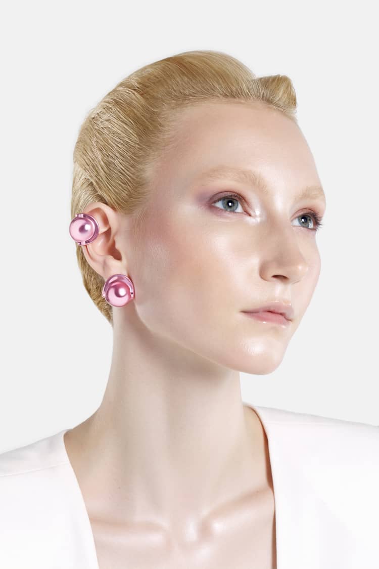 Casa Batlló ball earcuff in rose - Image 3