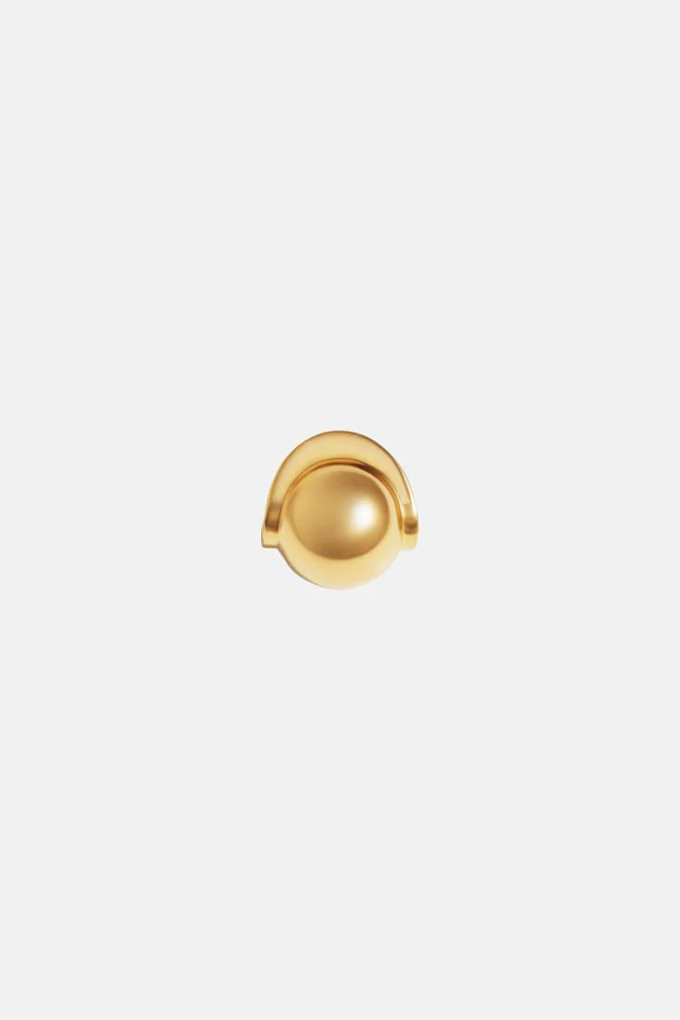 Casa Batlló ball earrings in gold - Image 4