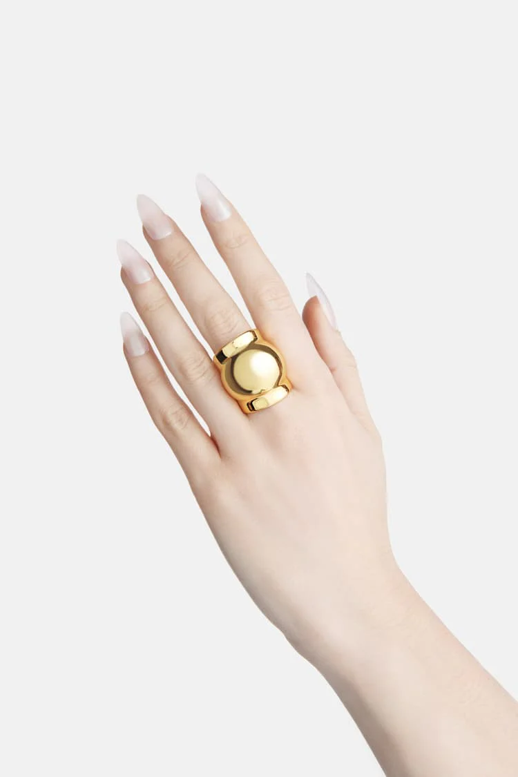 Casa Batlló ball ring in gold