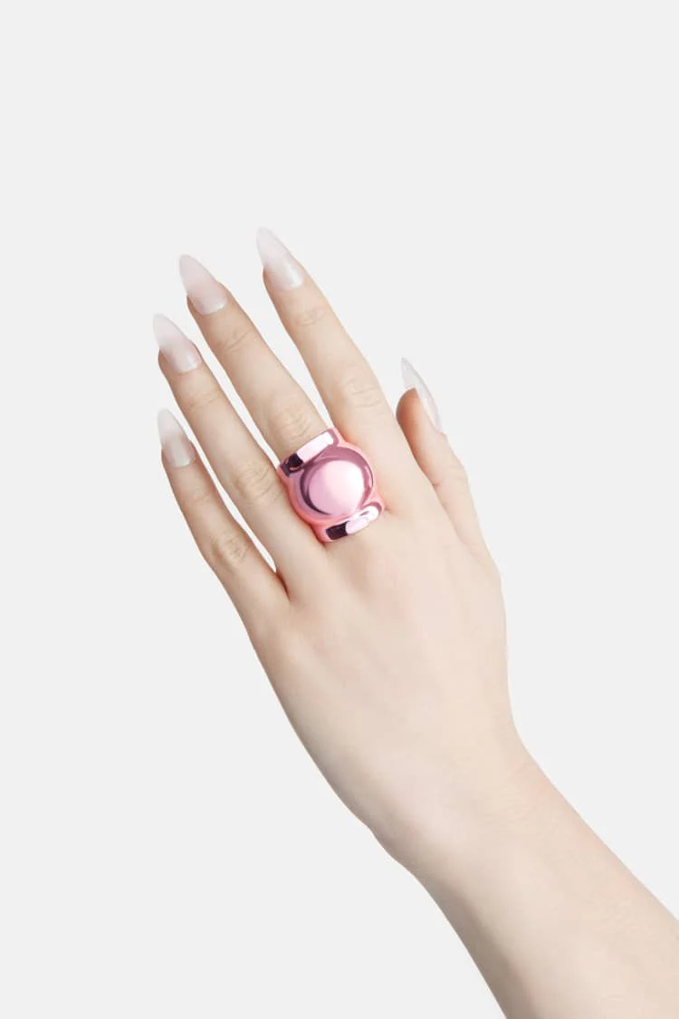 Casa Batlló ball ring in rose - Image 2