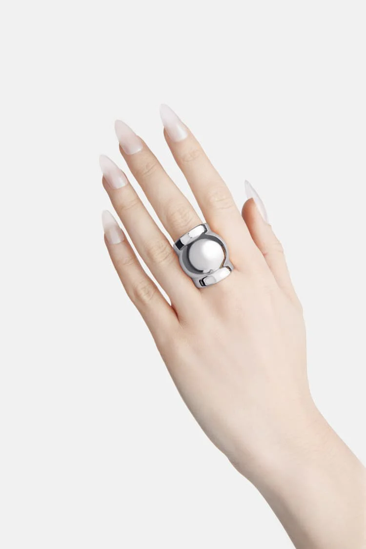 Casa Batlló ball ring in silver - Image 2