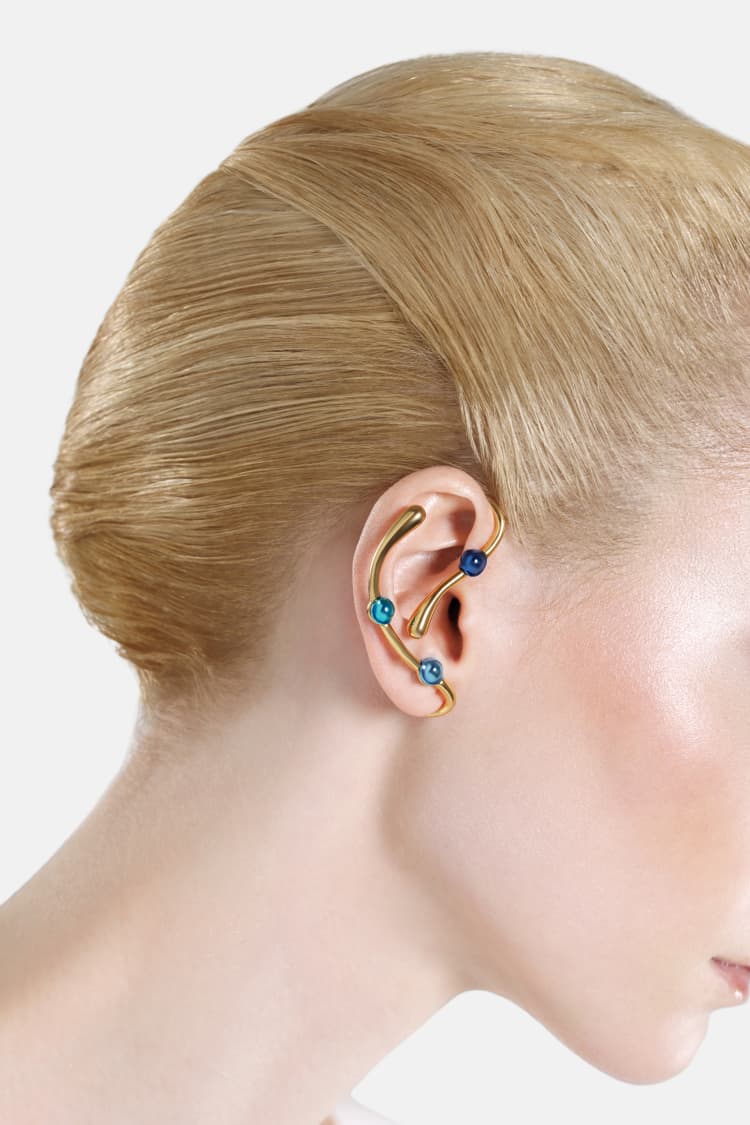 Casa Batlló full earcuff in gold