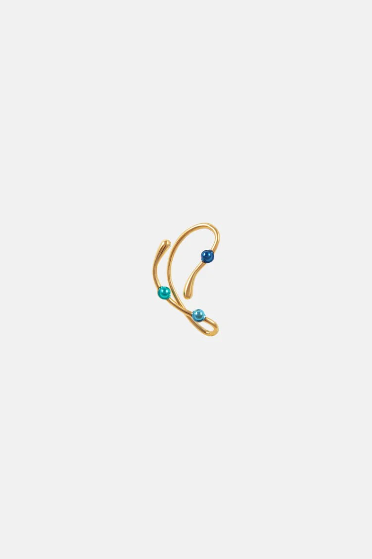 Casa Batlló full earcuff in gold - Image 3