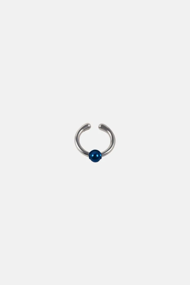 Casa Batlló ring in silver and blue