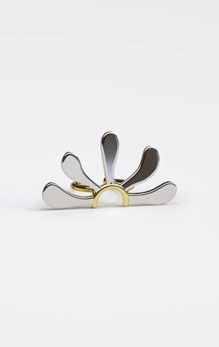 Nail Ring with Daisy Petals - Image 6