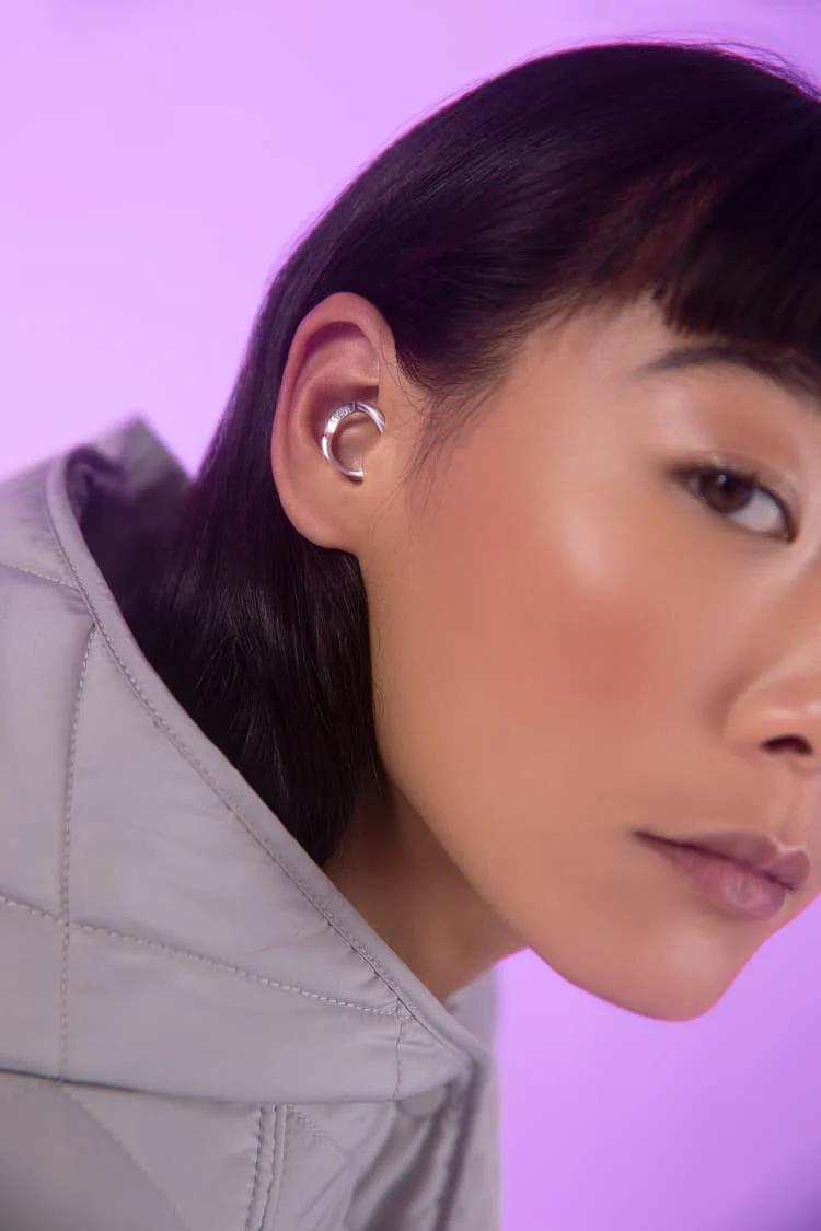 Silver Daith Earring - Image 2
