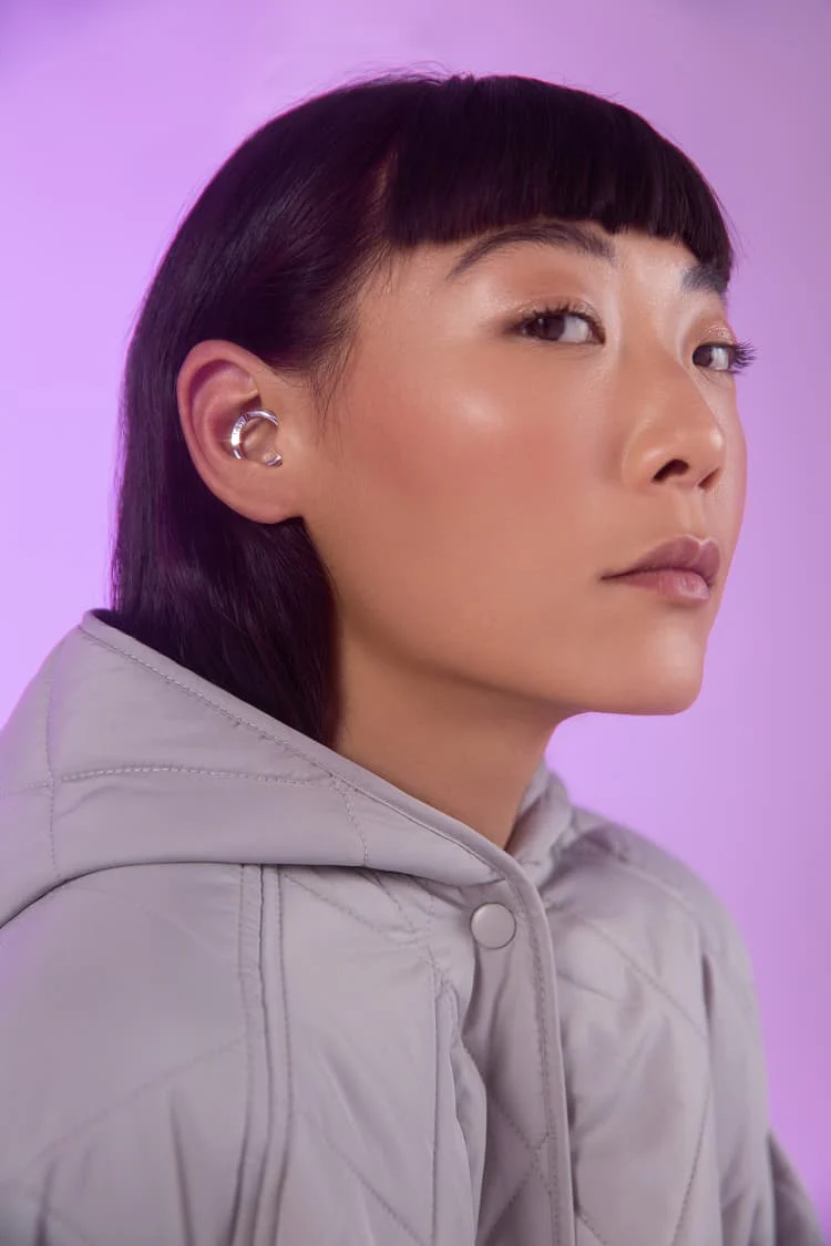 Silver Daith Earring - Image 3