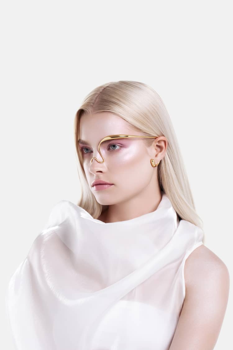 Drop Face Jewelry - gold