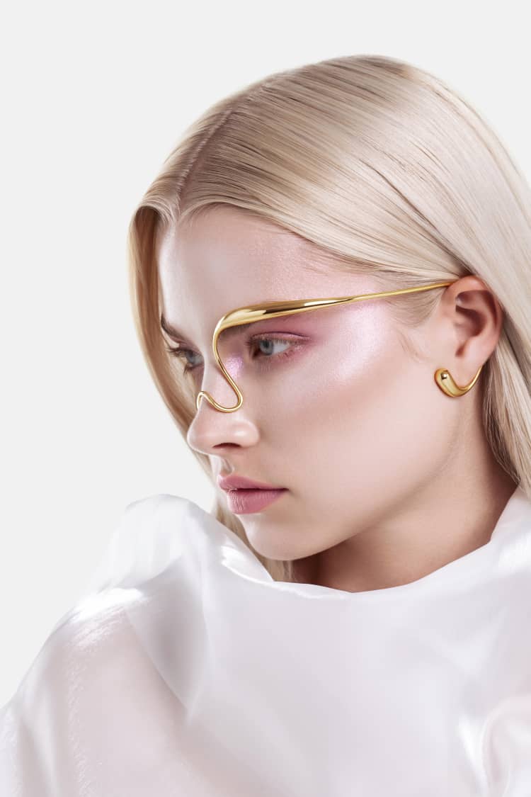 Drop Face Jewelry - gold - Image 2
