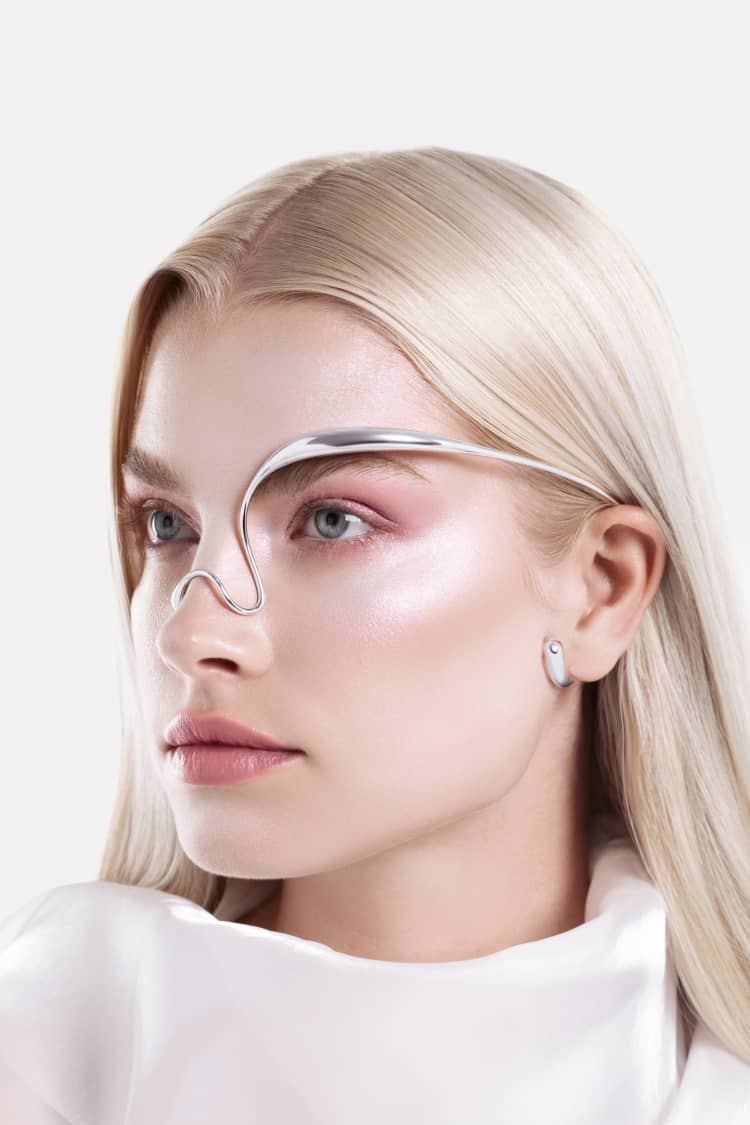 Drop Face Jewelry - silver