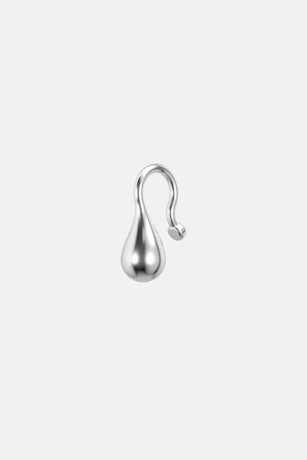Drop Fake Lip Cuff - silver - Image 3