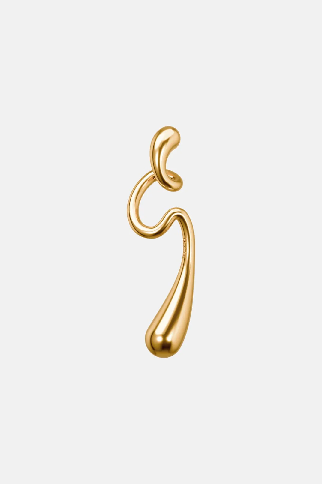 Drop Wrap Ear Cuff - gold