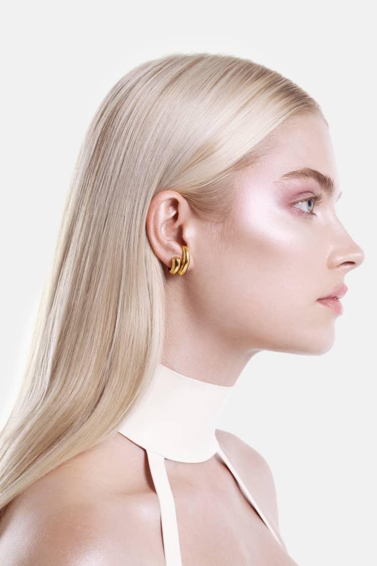 Drop Wrap Earrings - gold - Image 2