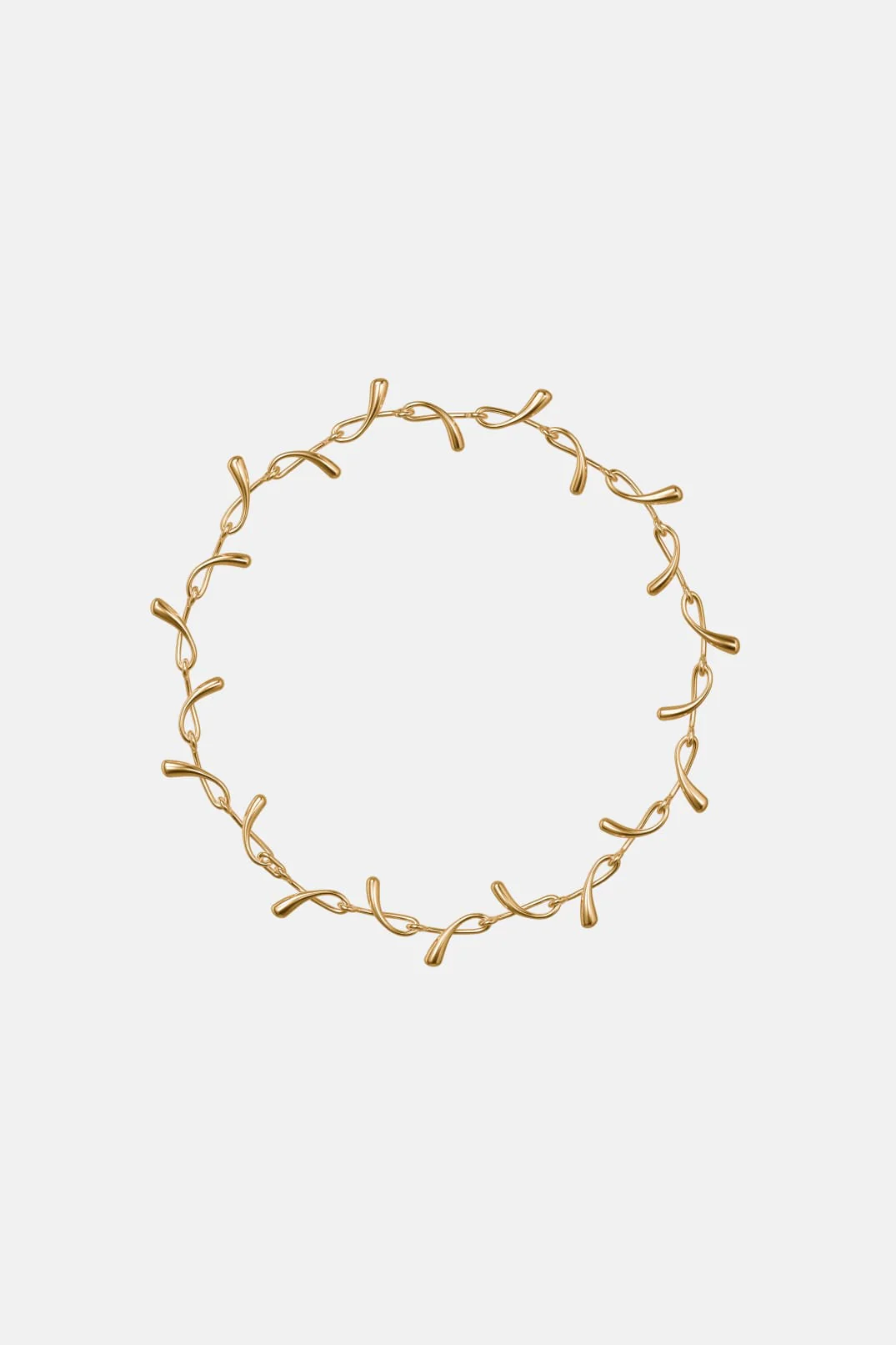 Drops Chain Necklace - gold