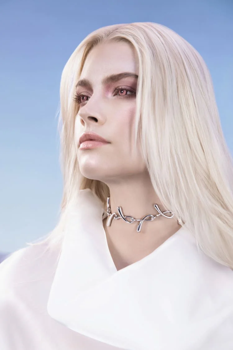 Drops Chain Necklace - silver - Image 2