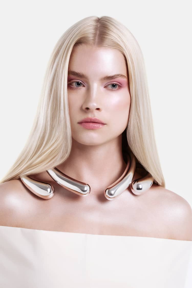 Drops huge Necklace - silver