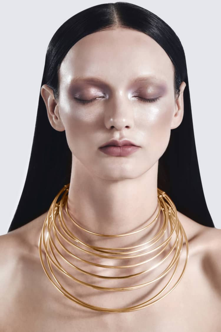 Gold Extra Bold Choker Coil