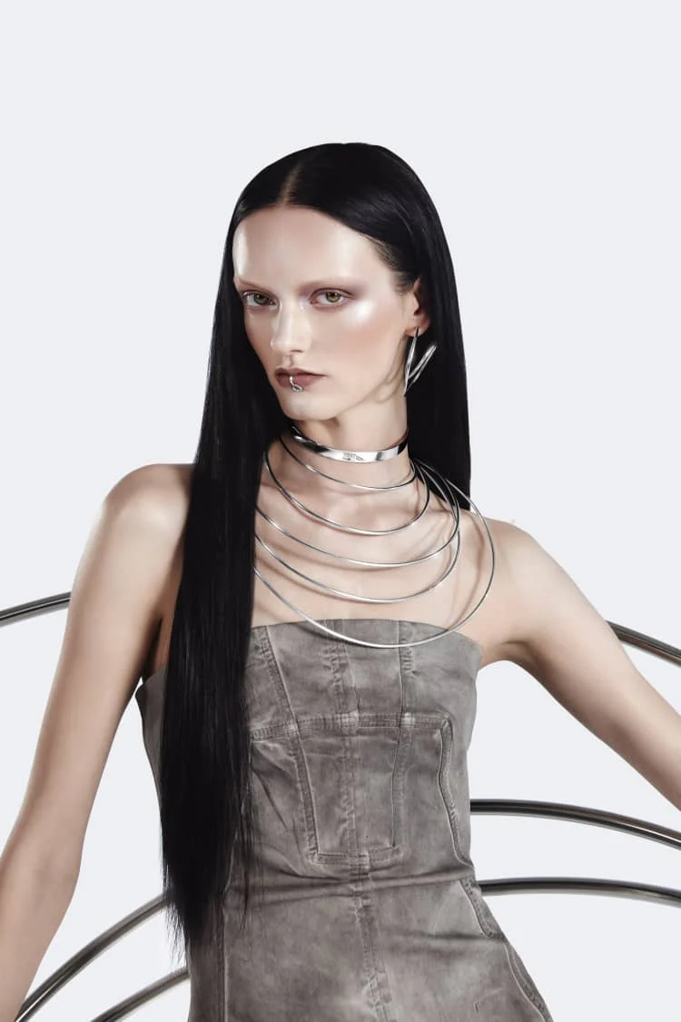 Silver Extra Bold Choker Coil