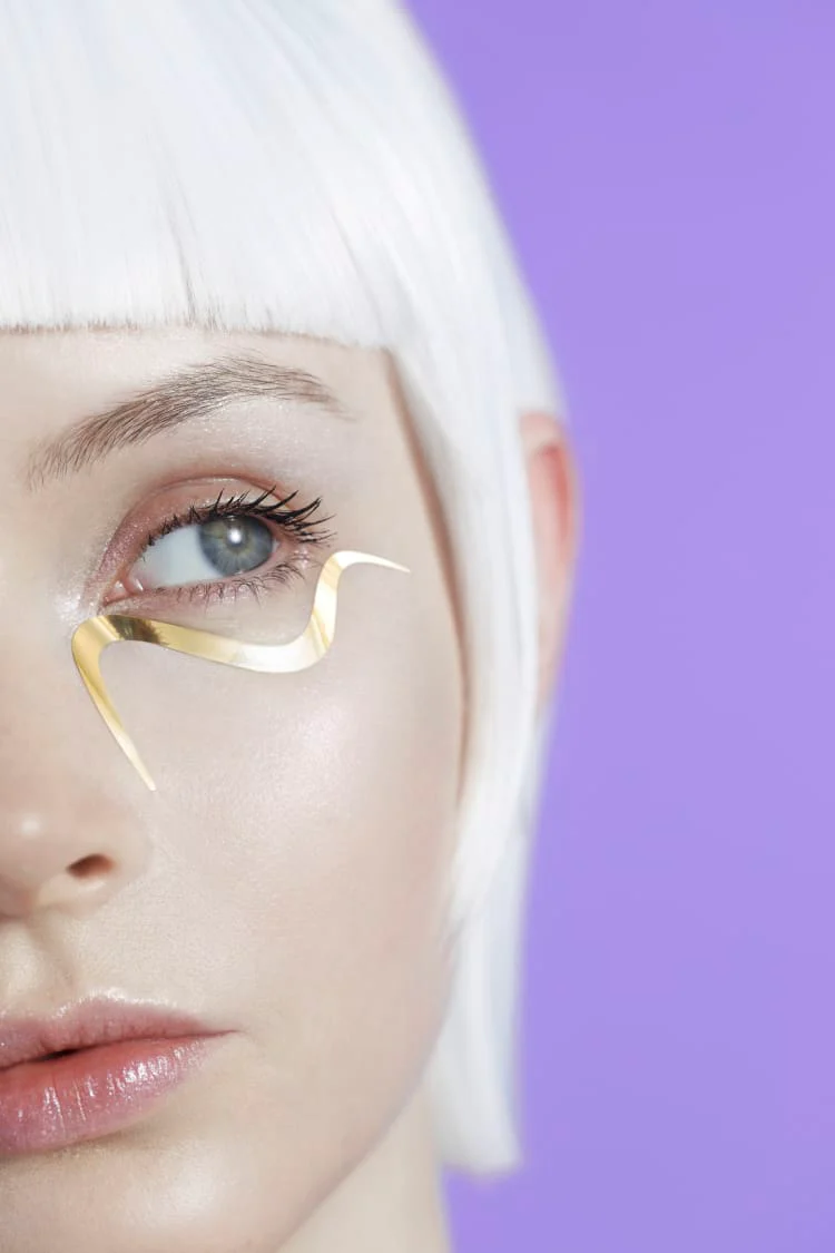 eye jewelry in 24k gold - Image 2