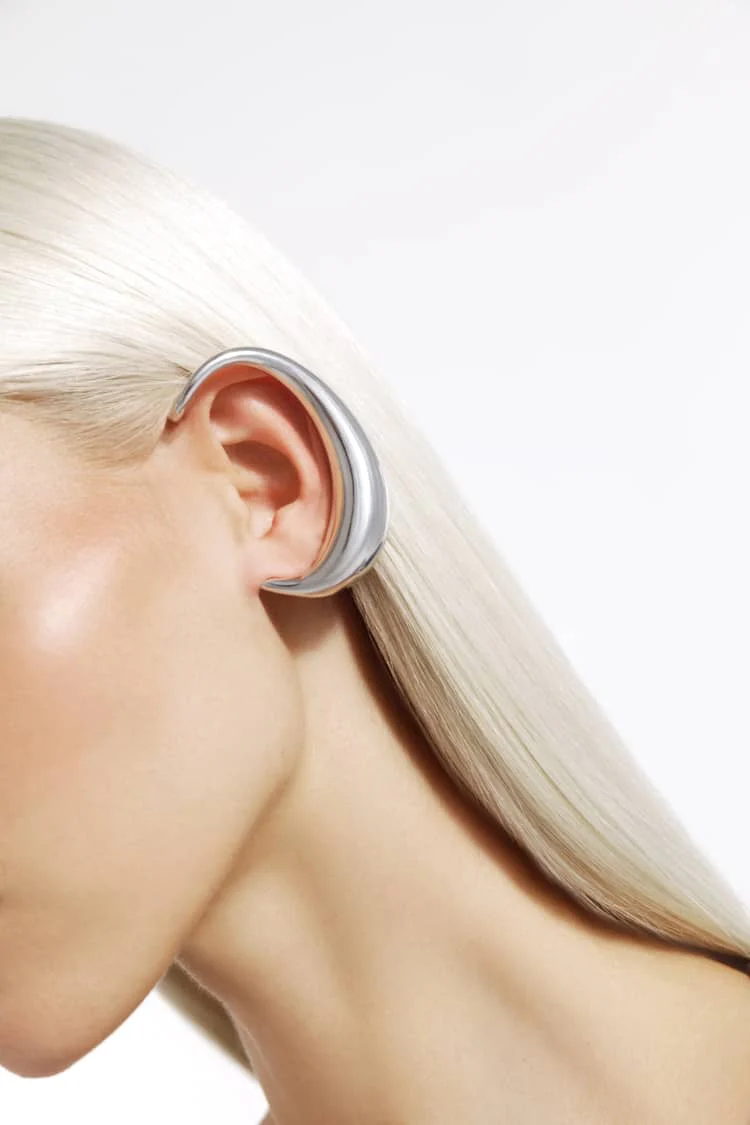Silver Full Ear Earring