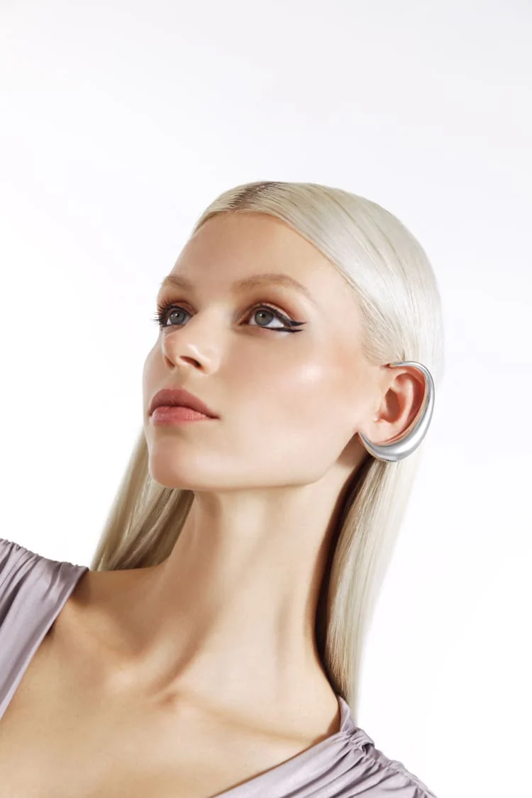 Silver Full Ear Earring - Image 2