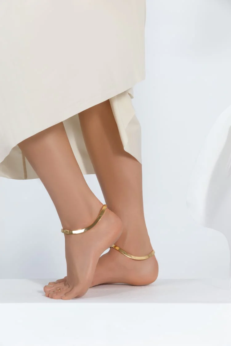 Gold Anklet Bangle - Image 4