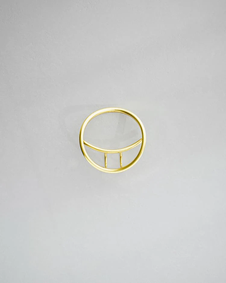 Gold Circular Ear Cuff - Image 3