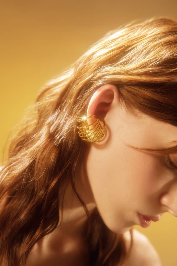 Gold Coil Ring - Image 2