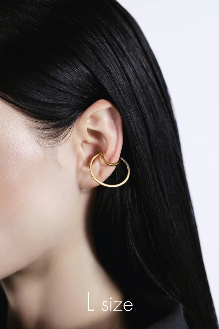 Gold Horse Shoe Cuff - Image 4