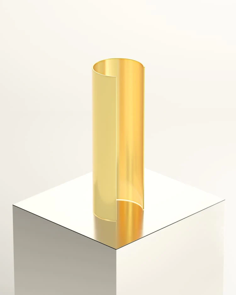 Large Gold Ponytail Cuff - Image 3
