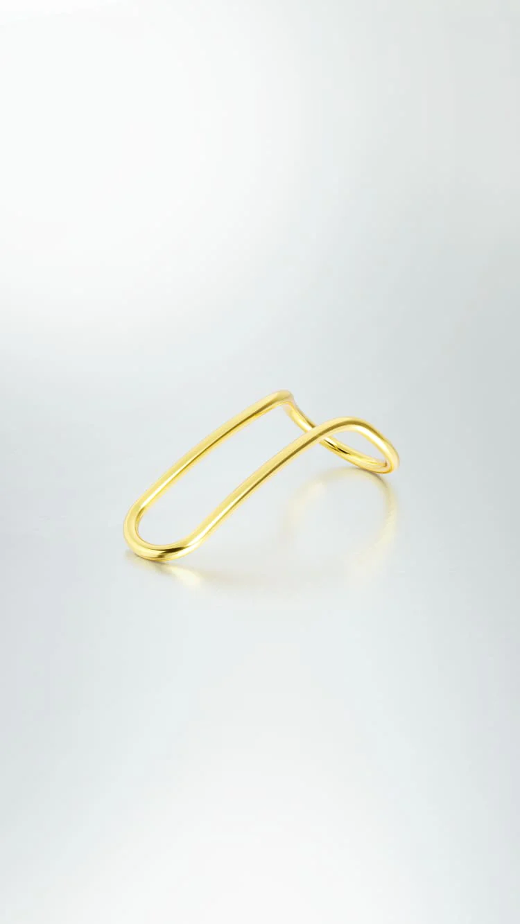 Gold Statement Ring - Image 4