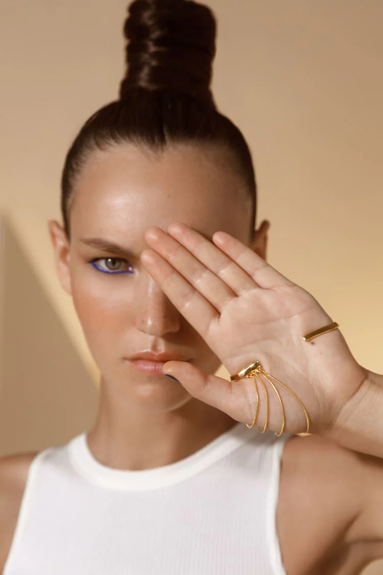 Gold Hand Chains - Image 4