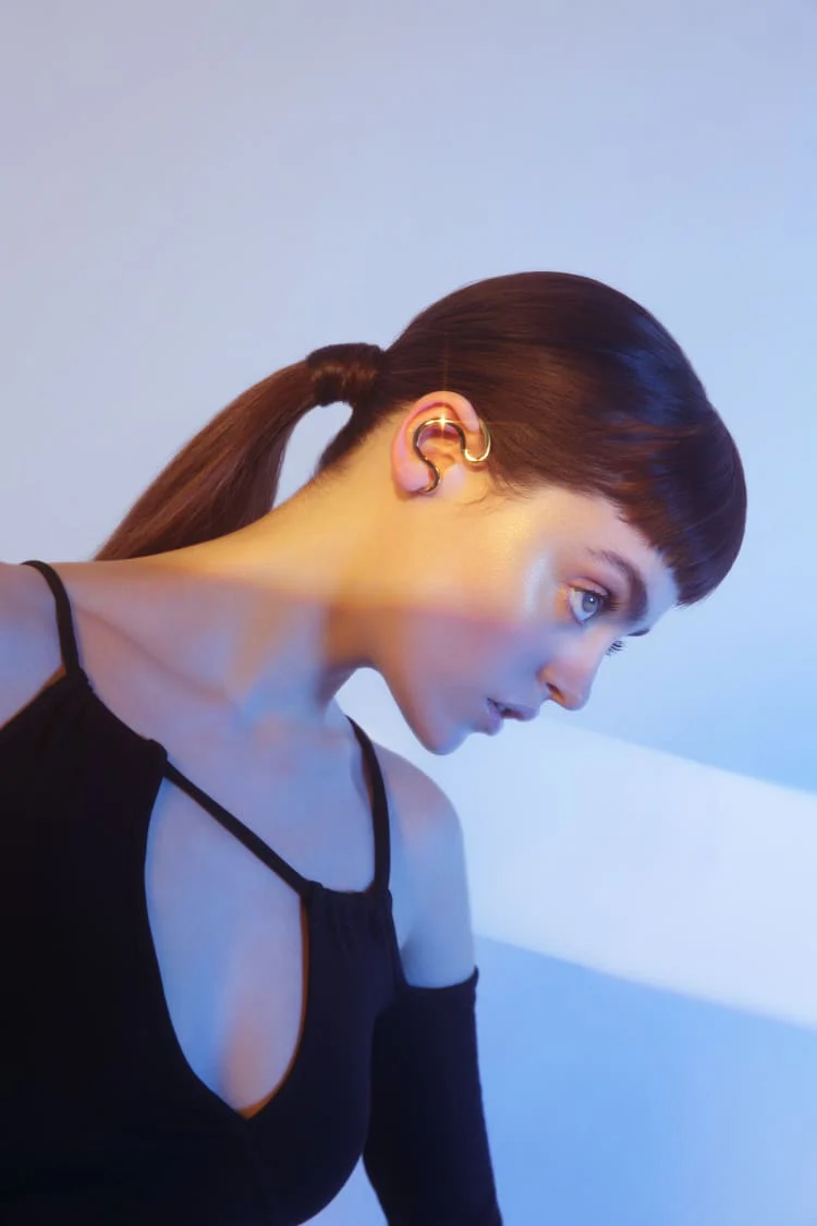 Gold Snake Ear Cuff - Image 2