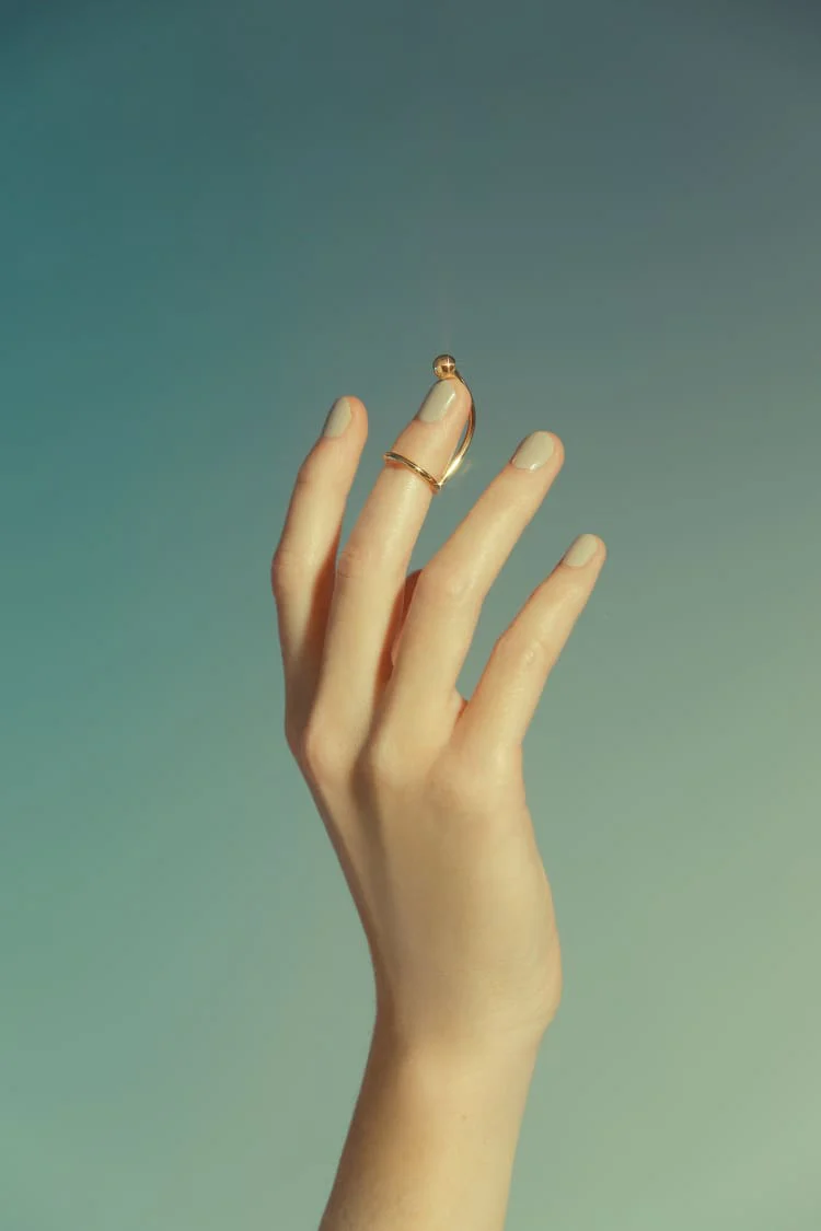 Gold Nail Ring - Image 3