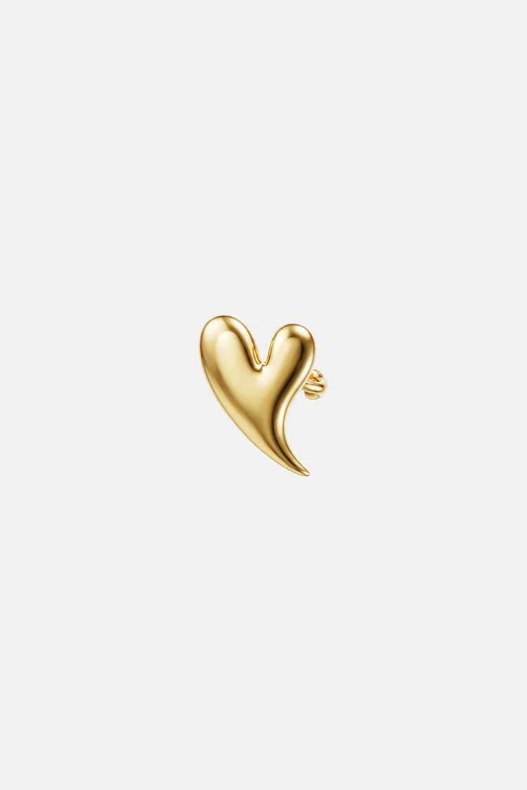 Gold Heart Ear Cuff - Image 3