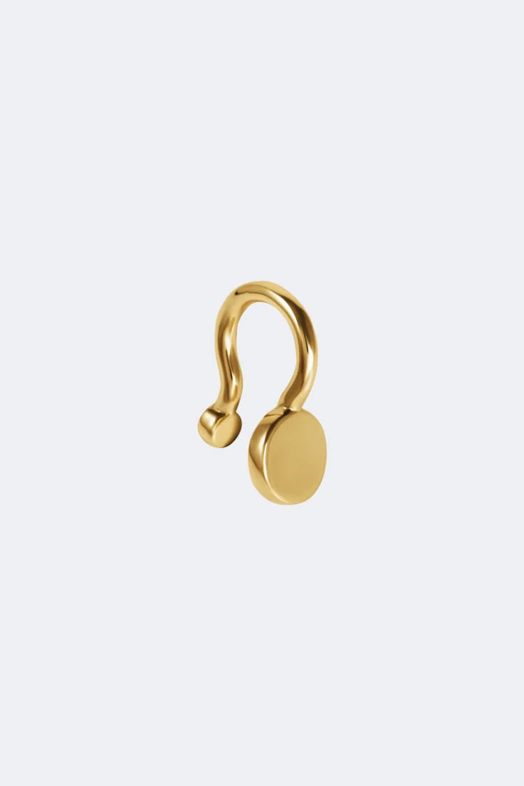 Gold Lip Cuff Jewelry