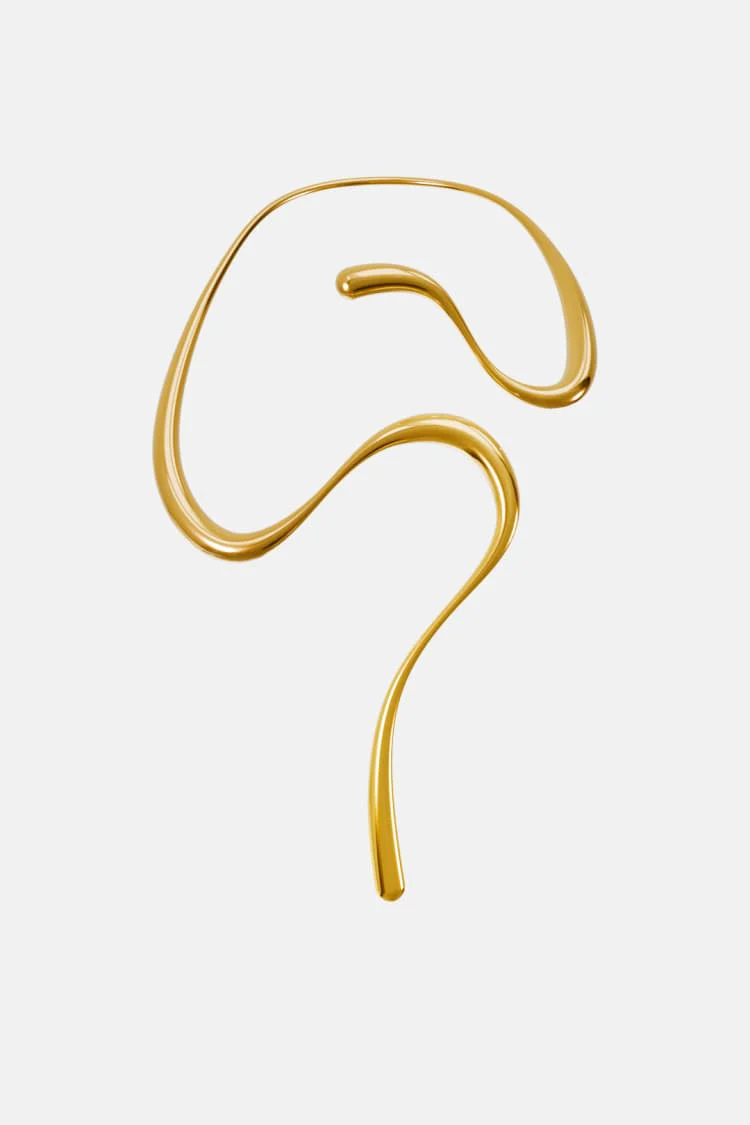 Gold Liquid Necklace