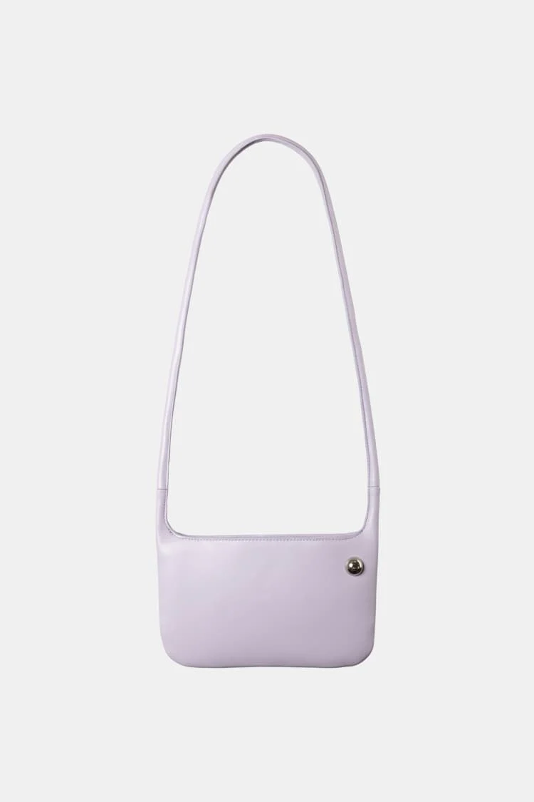 LOCK bag | purple clutch bag
