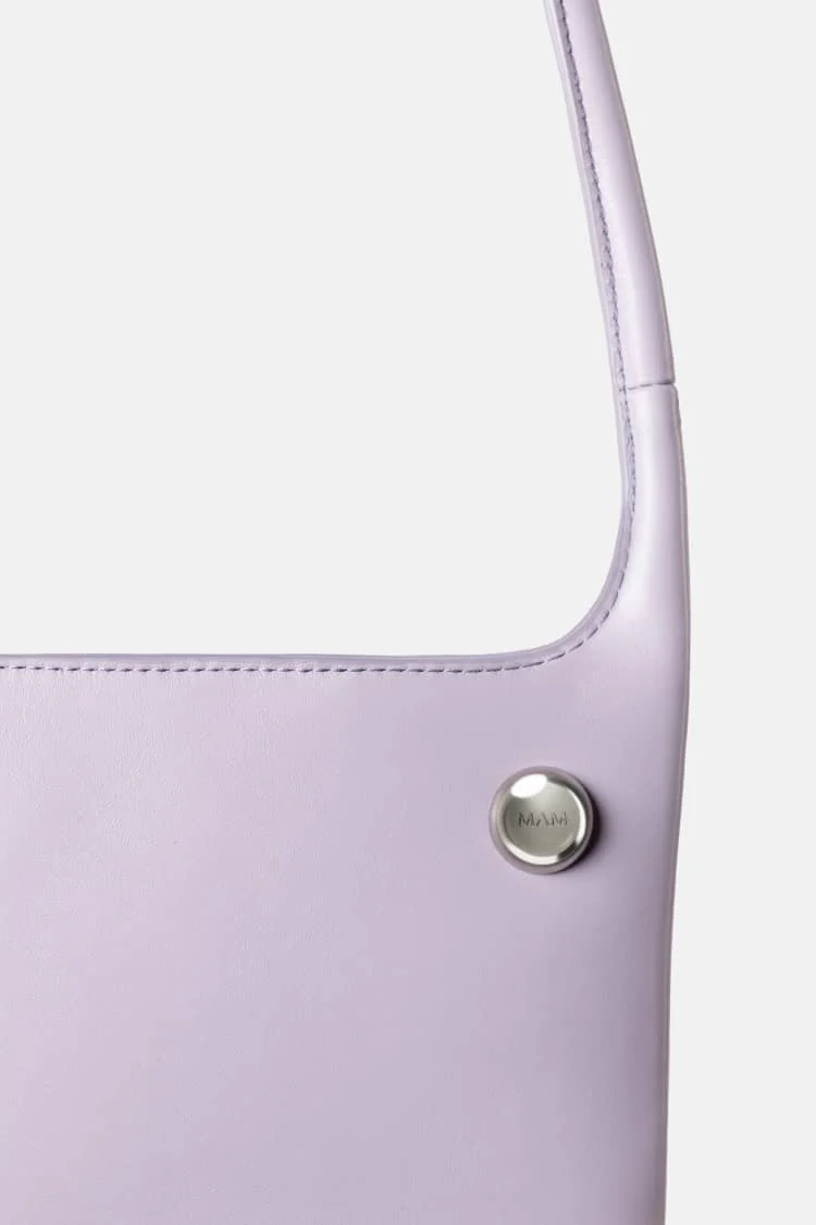 LOCK bag | purple clutch bag - Image 8