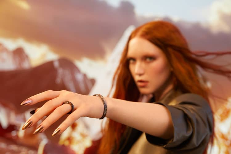MAM | CUPRA Parametric bracelet S size in ruthenium and copper details