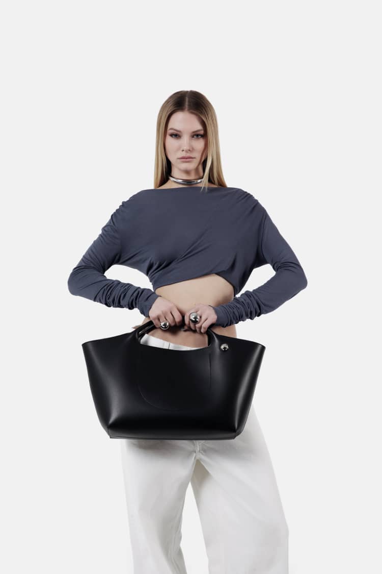 MYSON bag | black tote bag - Image 3