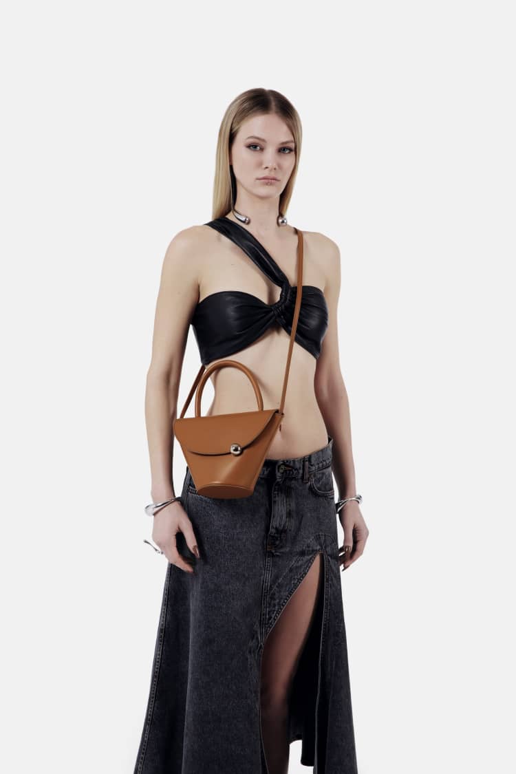 MYSON bag | brown flap bag - Image 6
