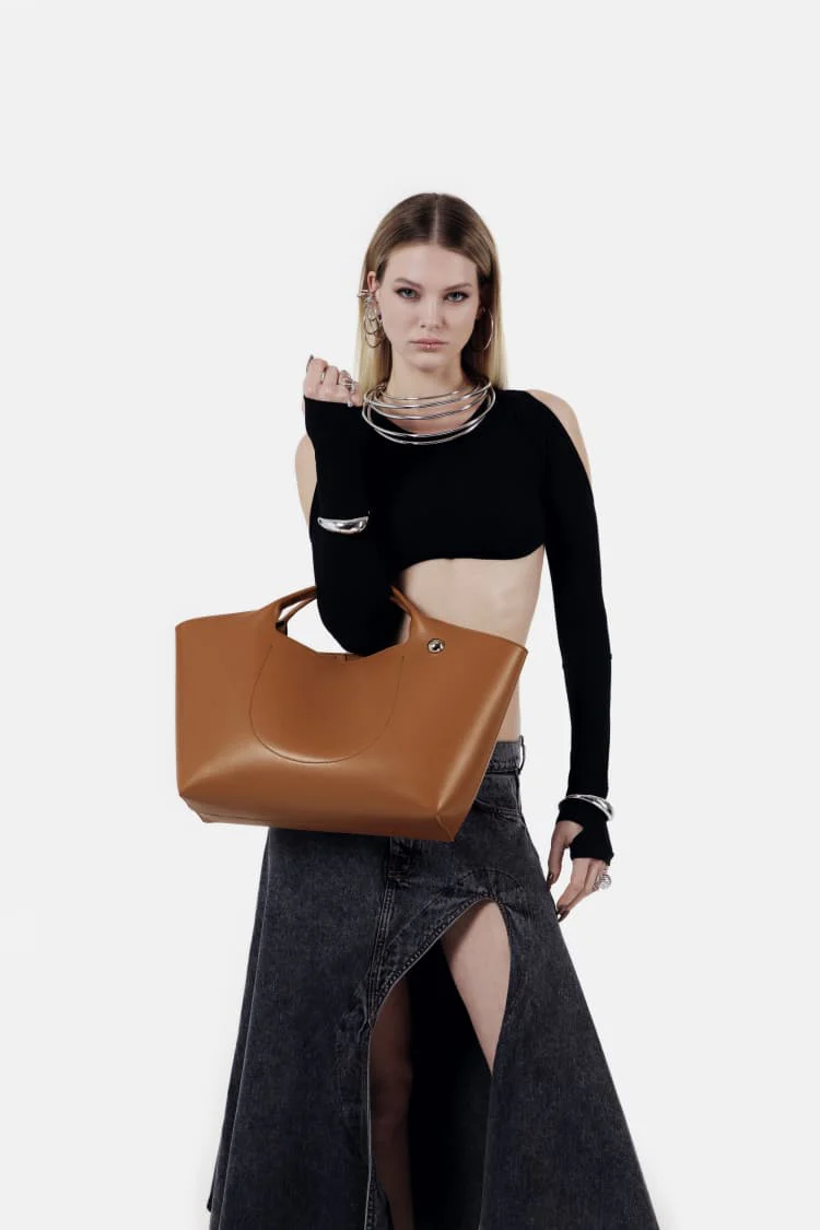 MYSON bag | brown tote bag - Image 3