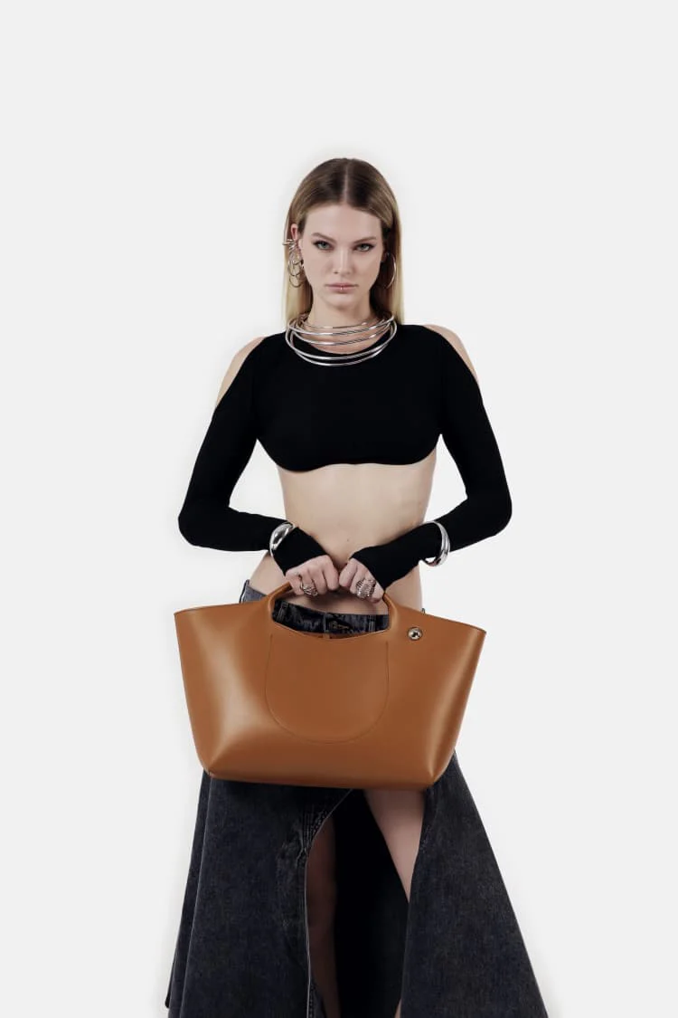 MYSON bag | brown tote bag - Image 4
