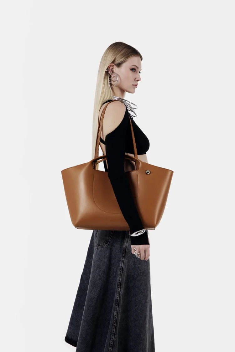 MYSON bag | brown tote bag - Image 6