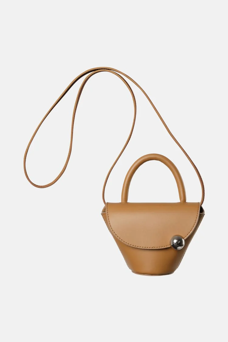 MYSON bag | small brown flap bag - Image 2